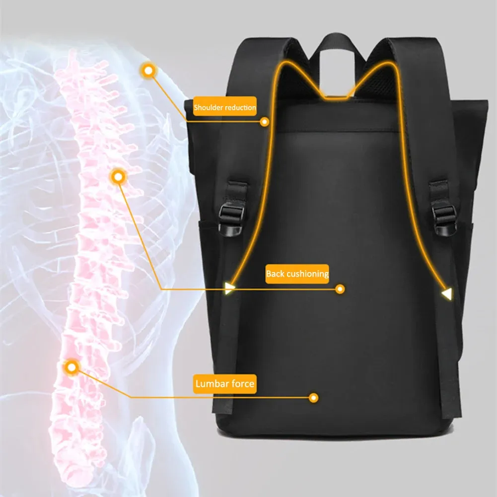 Men Laptop Backpack Breathable Waterproof Business Backpack Large Capacity School Bags for Men Outdoor Sports Travel Rucksack
