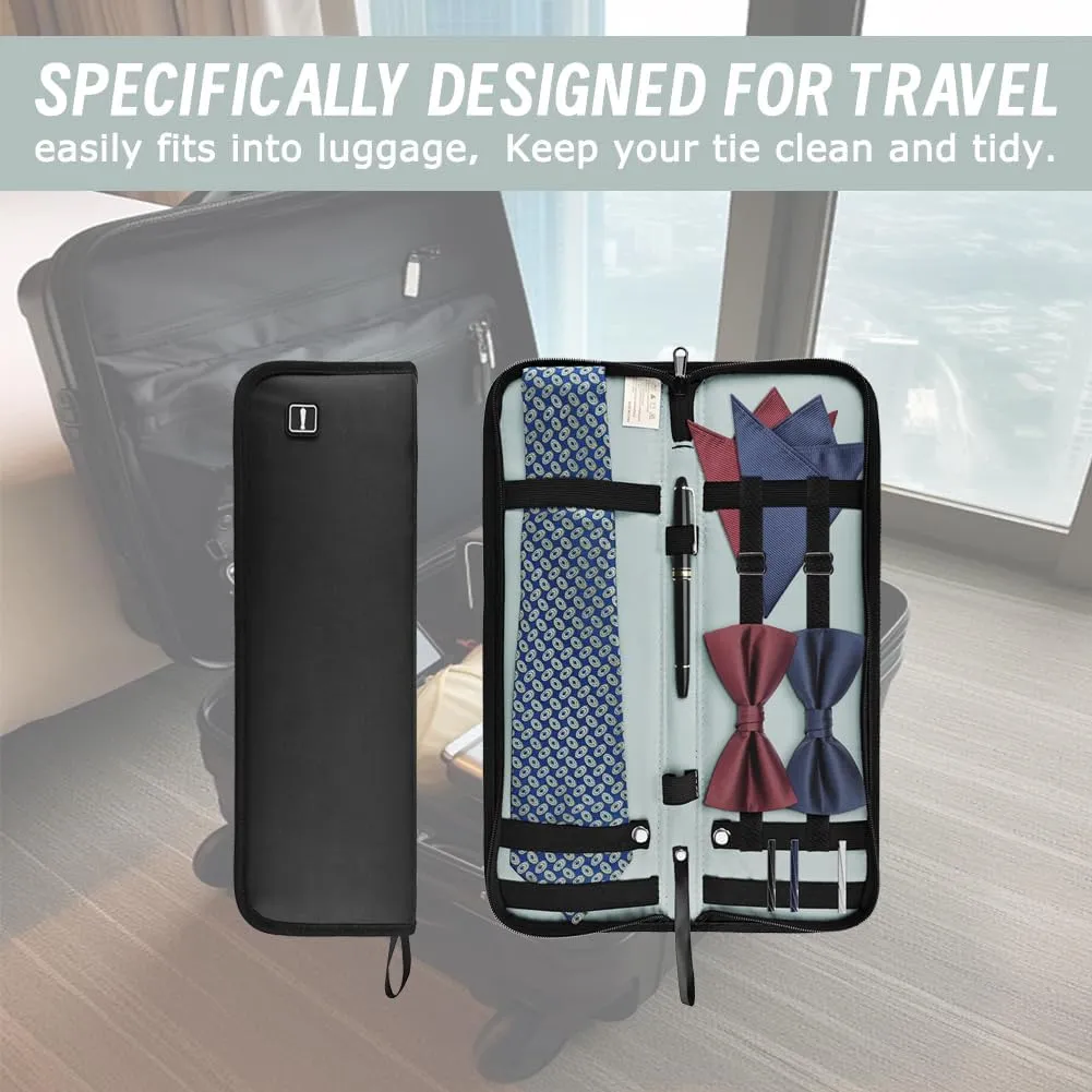 Men's Necktie Travel Case Tie Travel Case Anti-Wrinkle Organizer Box