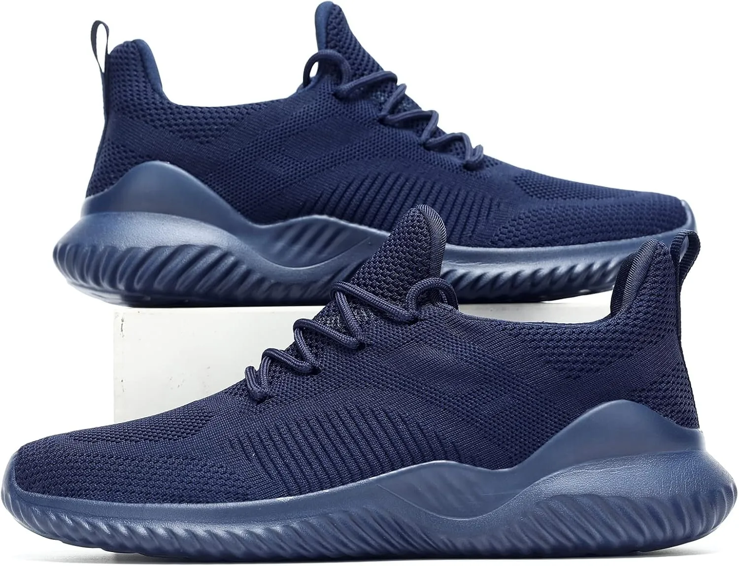 Men's Non Slip Running Shoes Ultra Light Breathable Casual Walking Shoes Fashion Sneakers Mesh Workout Sports Shoes