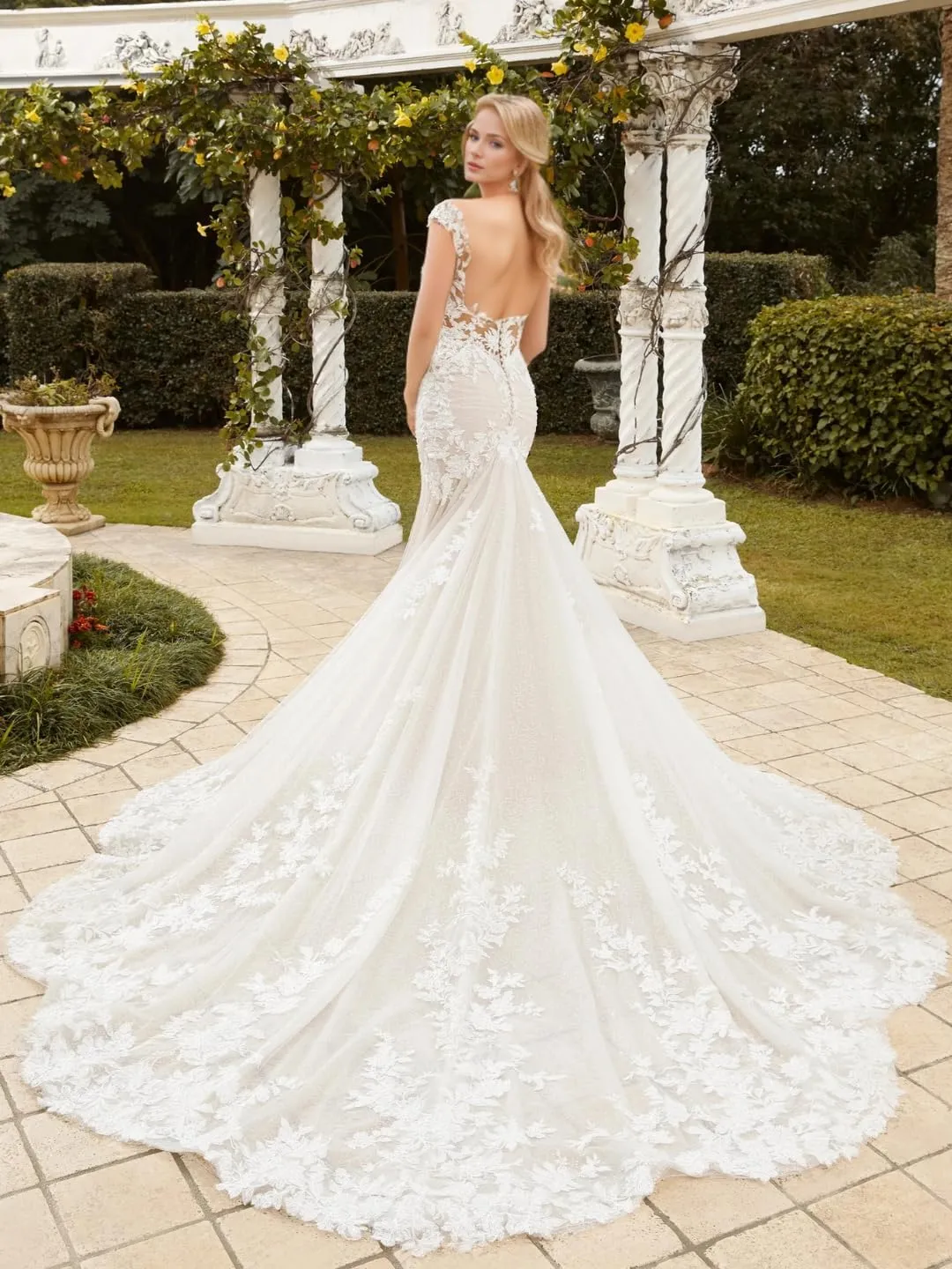 Mermaid Wedding Dresses for Bride 2024 Lace Bridal Gowns Beach Bridal Dress for Wedding Gowns, Style1-ivory