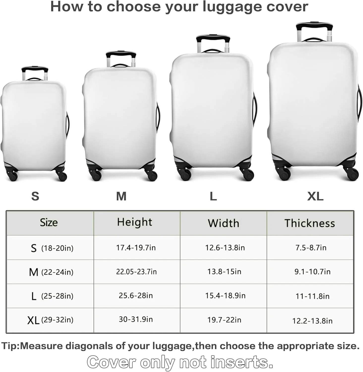 Miami City Luggage Cover, Football Team Suitcase Protector for Travel Business Vacation, Fits 18-20 Inch Luggage