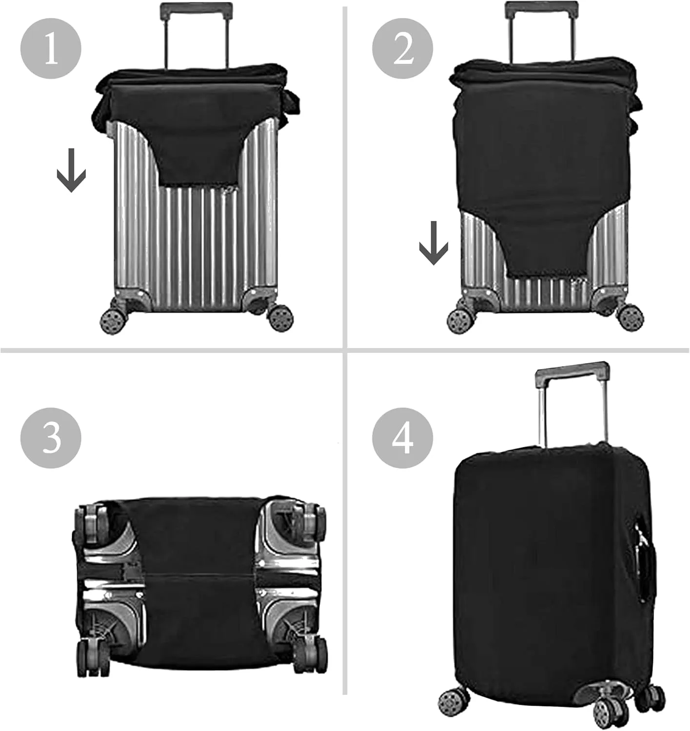 Miami City Luggage Cover, Football Team Suitcase Protector for Travel Business Vacation, Fits 18-20 Inch Luggage