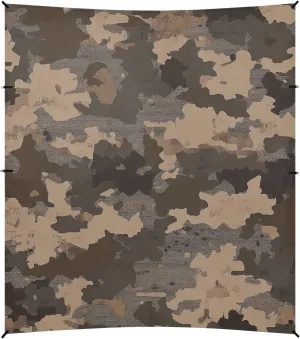 Militarycamo Beach Cabana Tent UPF50  Protection Lightweight Portable Sun Shelter with Sand Shovel for Backyard and Camping