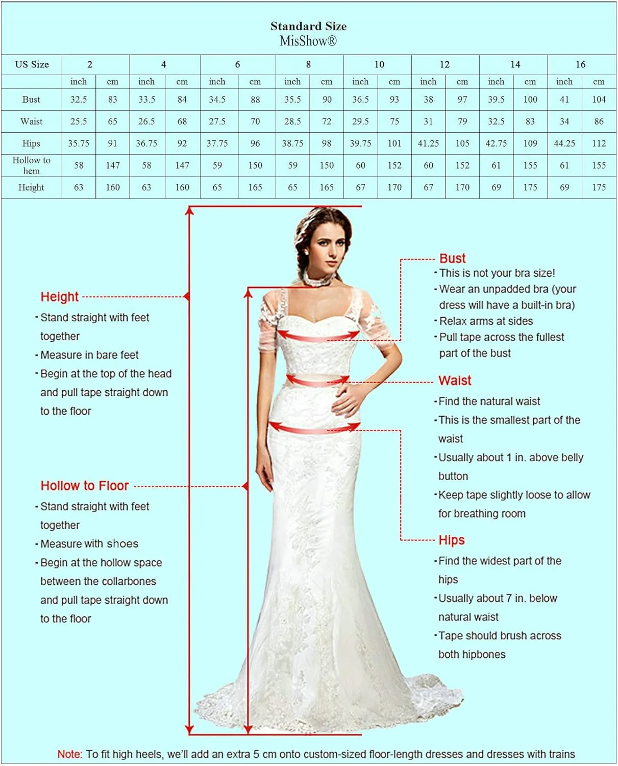 MisShow Women's Rhinestone Long Lace Formal Mermaid Evening Prom Dresses