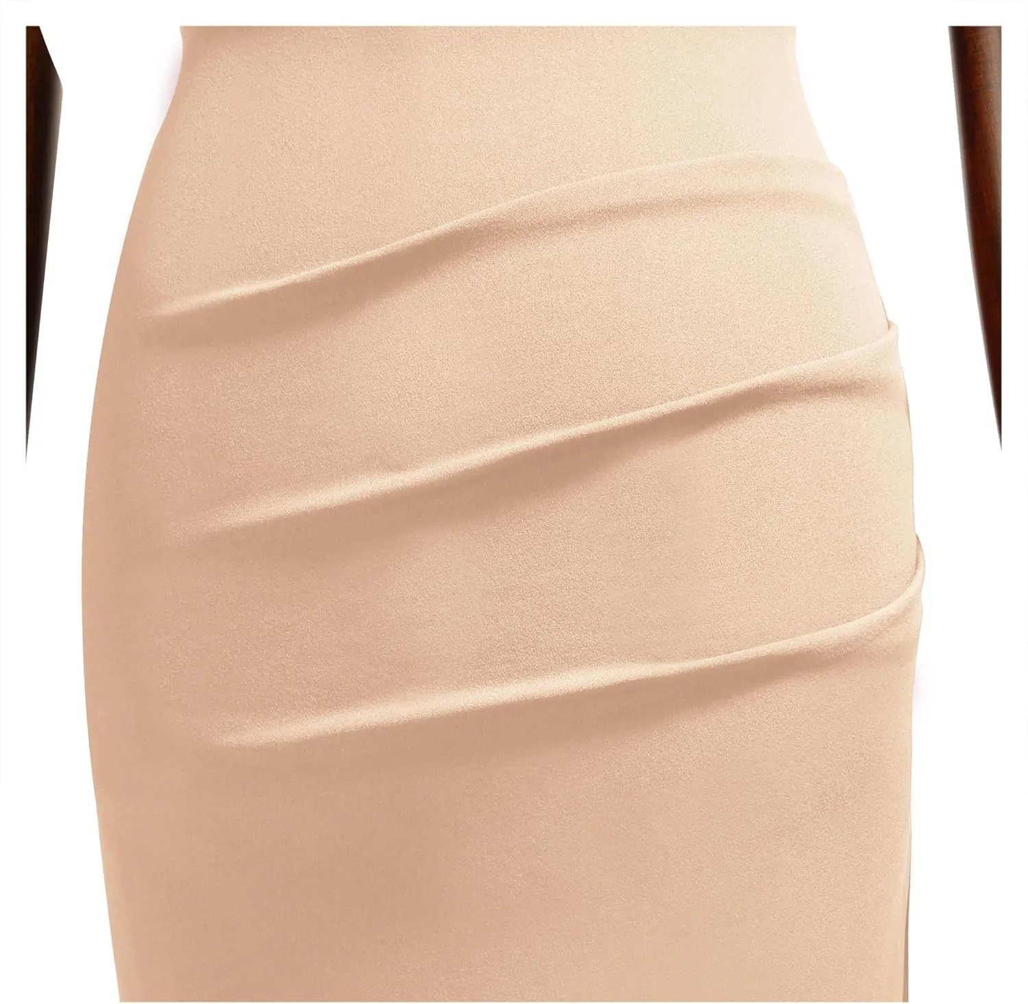 Miusol Women's Retro Ruffle Style Slim Work Pencil Dress