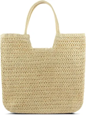MOLERFO Straw Braided Purses Handbags Shoulder Bag Large Summer Beach Bag Woven Tote Bags Rattan Bag for Women Vacation