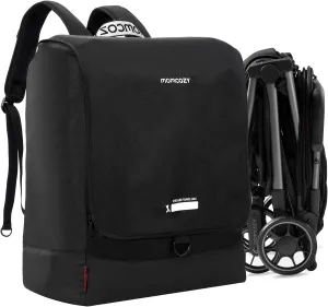 Momcozy Stroller Travel Bag for Airplane | Compatible with Strollers Folded Dimensions of 22.1 X 17.3 X 9.8 Inch | Fit Most Major Brand | Hand-held ＆ Back-carrying | Suit ClickGo Stroller