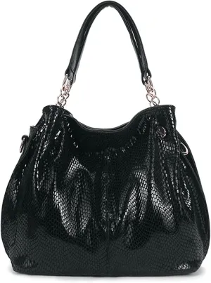 MSBEAN Handbags for women Ladies Large Serpentine Handbag Casual Travel Bag Ladies Handbag