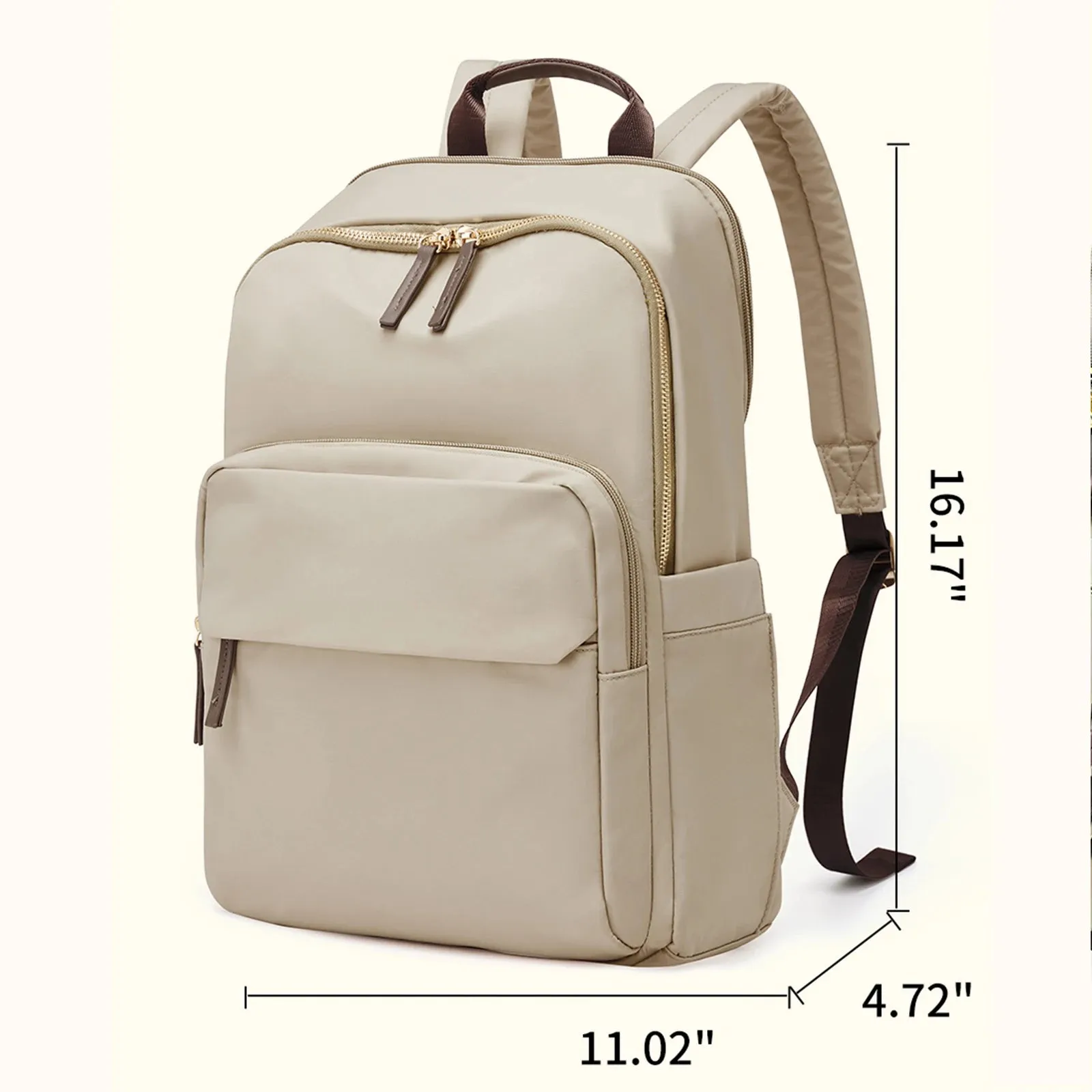 New Simple Large Capacity Backpack Women Travel Business Teacher Backpack Laptop Shoulder Bag Girl School Student Backpack Purse