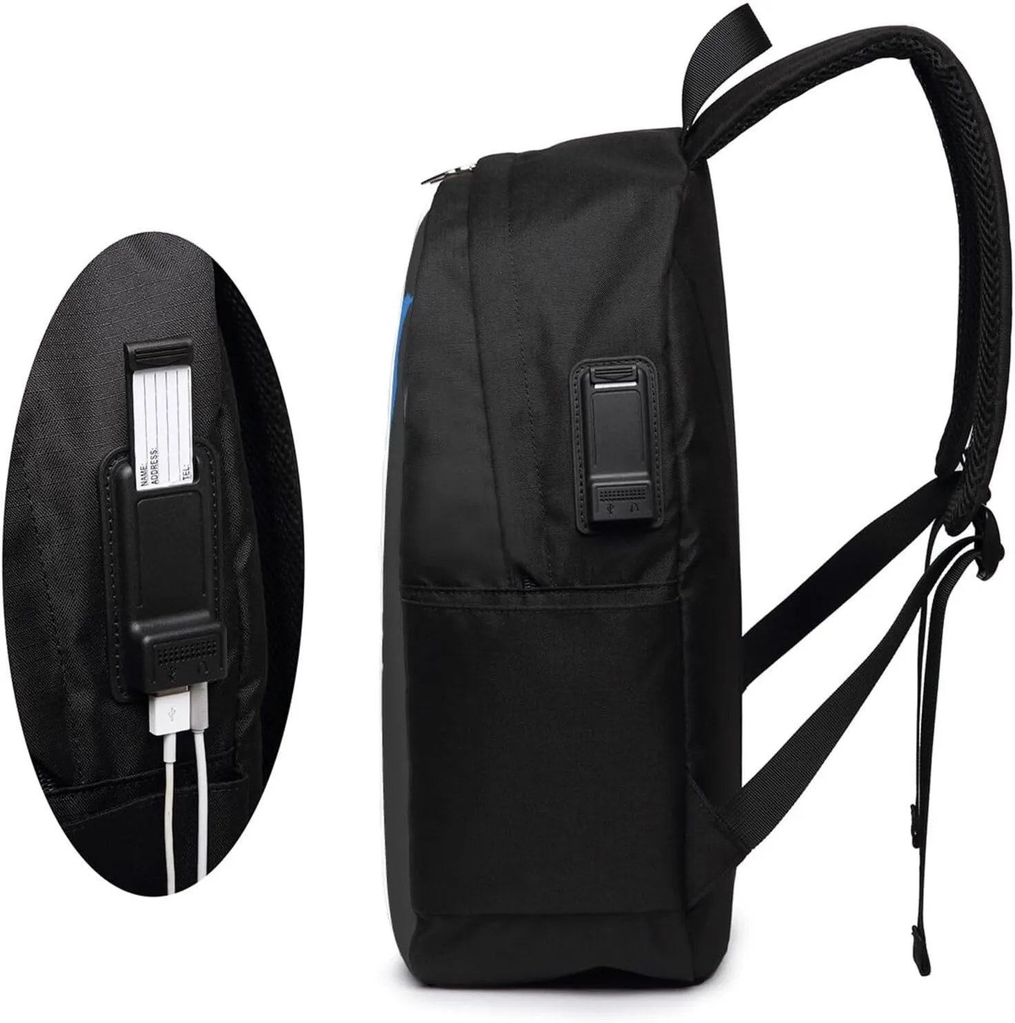 Nicaragua Map Flag Laptop Backpacks Travel Backpack Casual Business Daypack Sport Rucksack Computer Bag Fits up to 17 Inch Notebook with USB Port