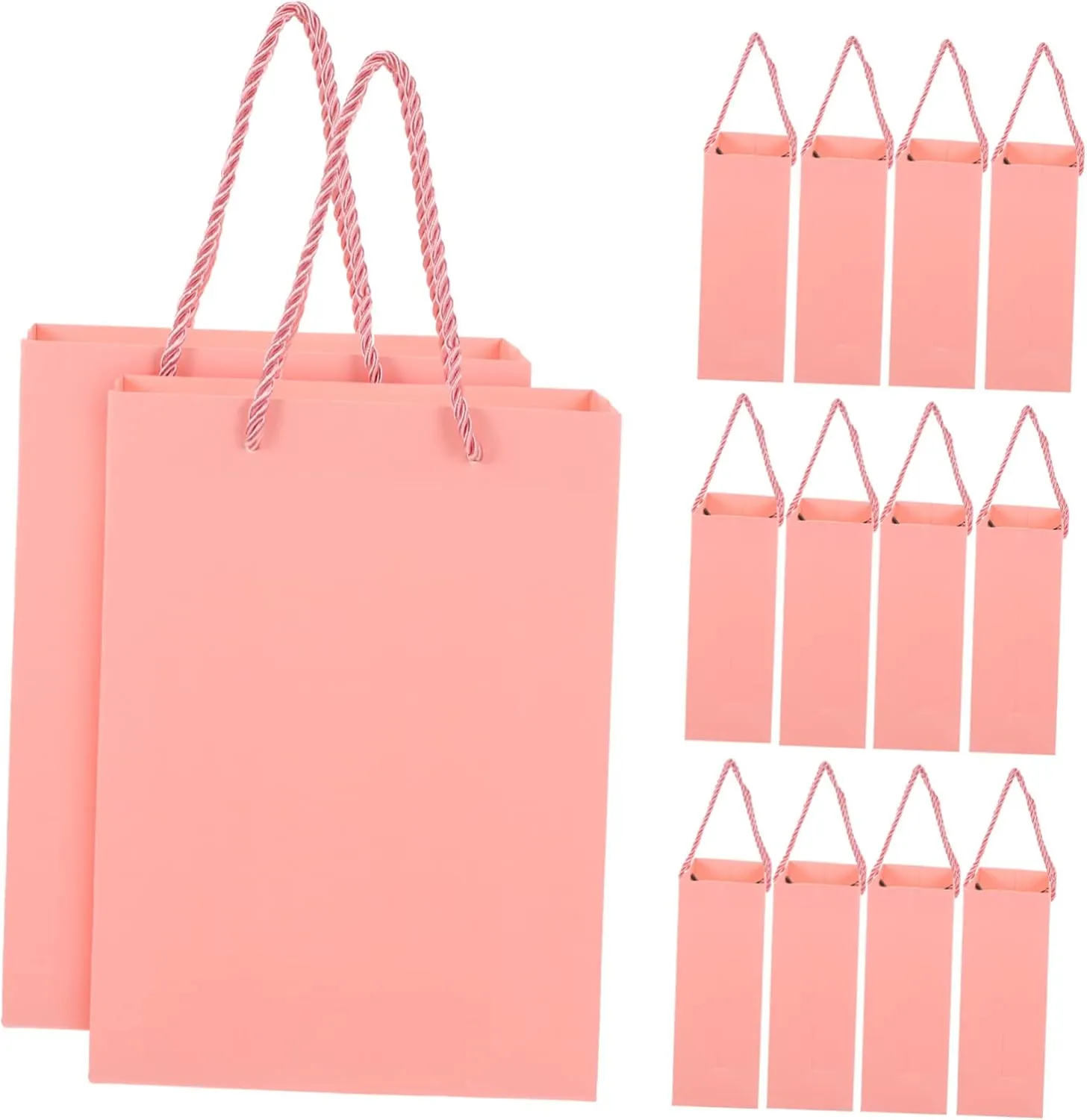 NOLITOY 16pcs Party Favor Bag Paper Handheld Bag Candy Pouch Packaging Hand for Shopping