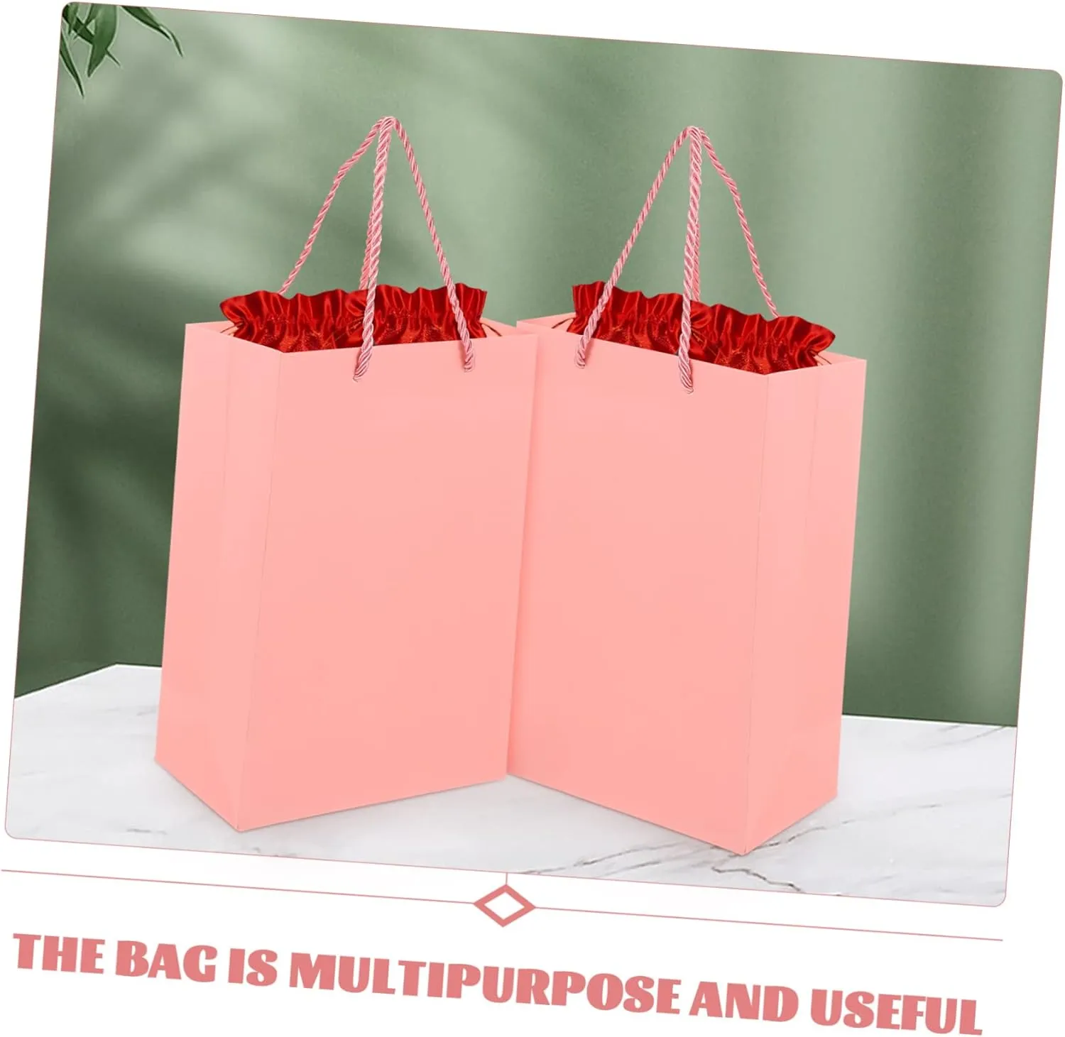 NOLITOY 16pcs Party Favor Bag Paper Handheld Bag Candy Pouch Packaging Hand for Shopping