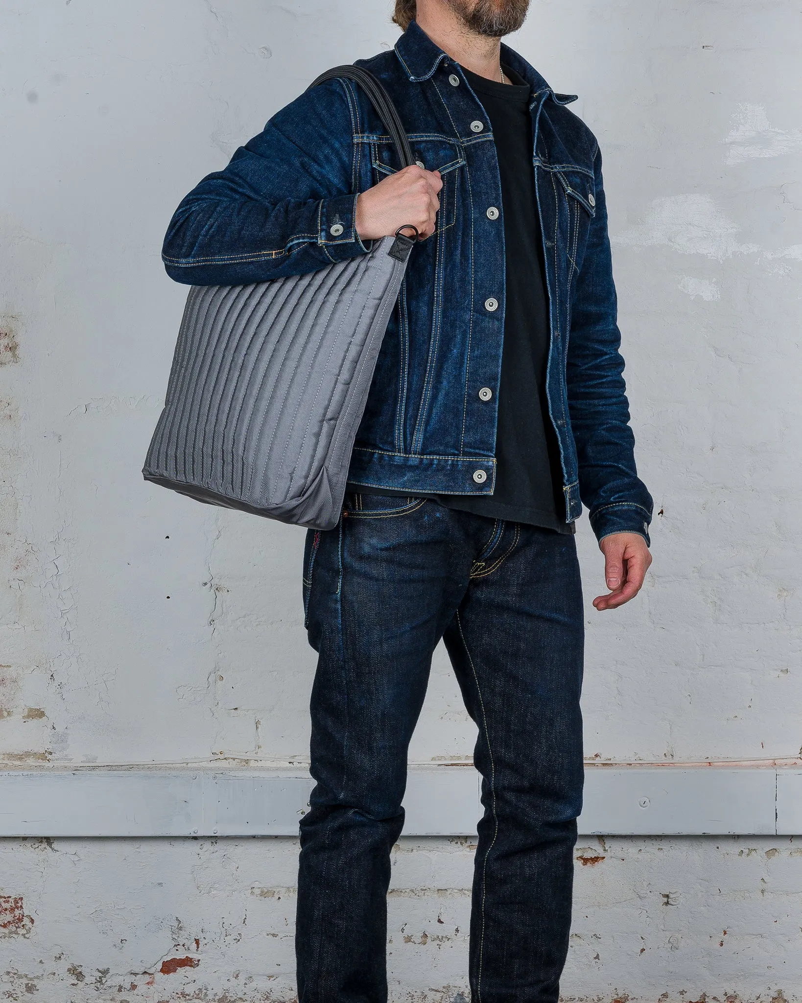 OGL Originale Tech Material Millie Utility Tote Bag - Silver