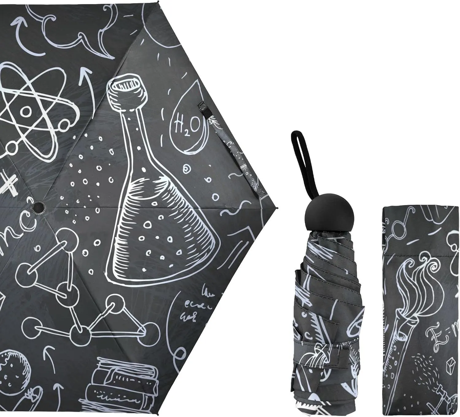 Oyihfvs Parasol Folding Umbrella, Reinforced Windproof Waterproof, Portable Compact Anti-UV Sun Rain Protection for Travel Outdoor