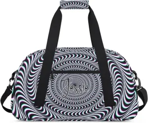 Personalized Duffels Bags for Kids Custom Gym Bag Small Dance Bag Luggage Bags for Boys and Girls Abstract Illusion Print