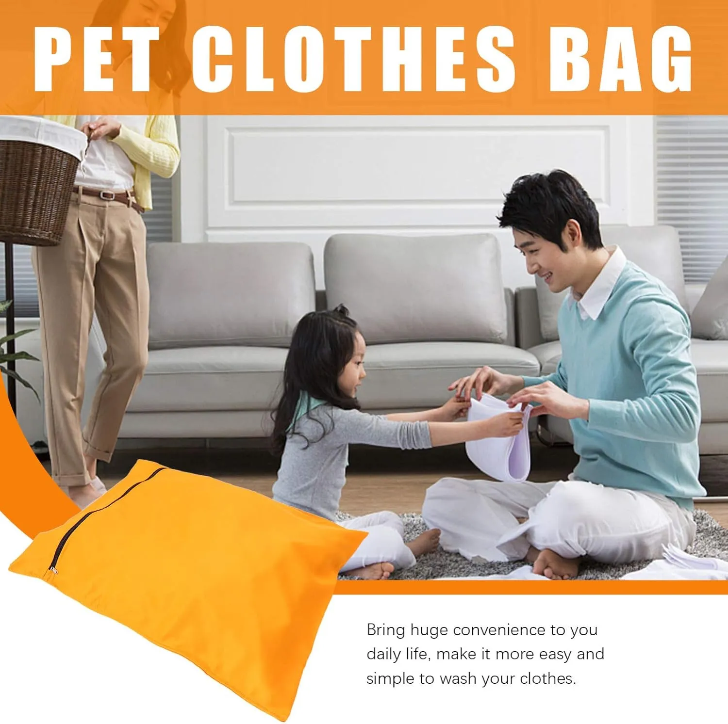 Pet Laundry Bag- Pet Hair Filters Wash Bag for Washing Machine, Petwear Wash Bag for Pets Towels Blankets Toys (Green)