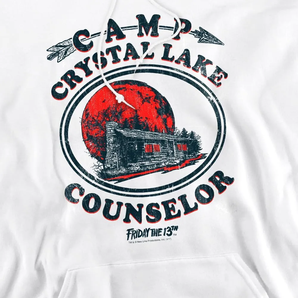 Popfunk Friday the 13th Game Camp Crystal Lake Counselor Pullover Hoodie & Stickers