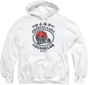 Popfunk Friday the 13th Game Camp Crystal Lake Counselor Pullover Hoodie & Stickers