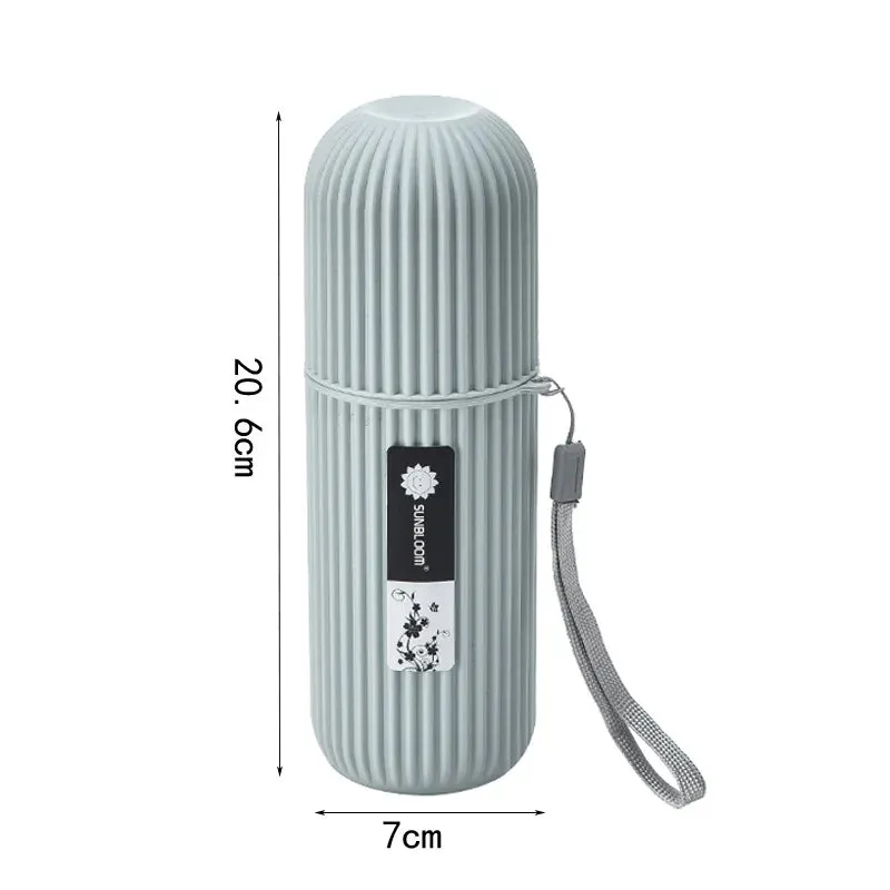 Portable Toothbrush & Toothpaste Holder – Travel Camping Storage Case for Hygiene & Convenience