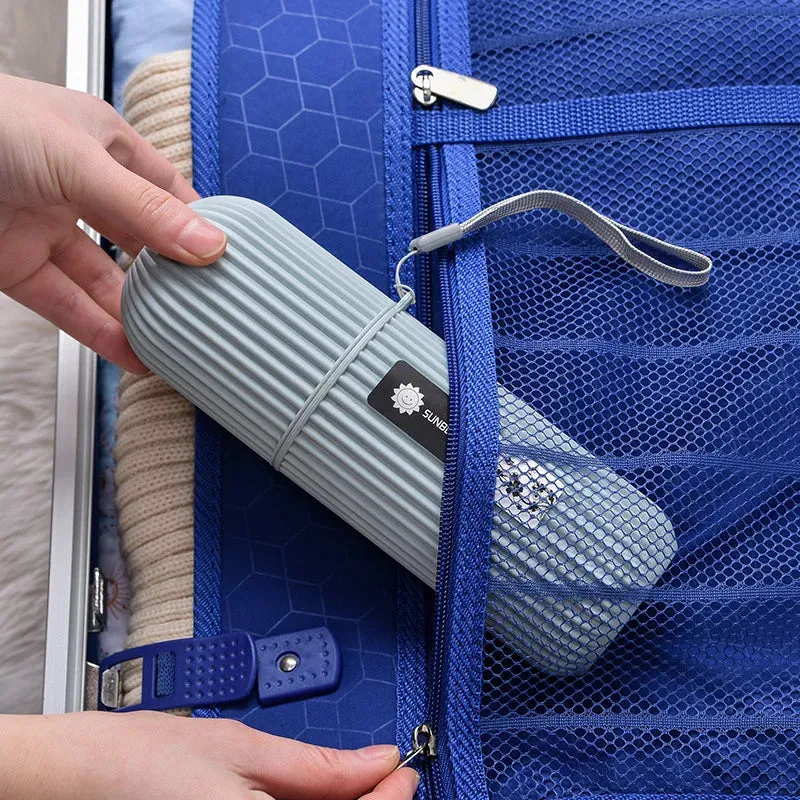 Portable Toothbrush & Toothpaste Holder – Travel Camping Storage Case for Hygiene & Convenience