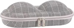 Premium Bra Case Lingerie Travel Bag Zip Underwear Organizer Bag for A-DD Cup (Swallow Gird)