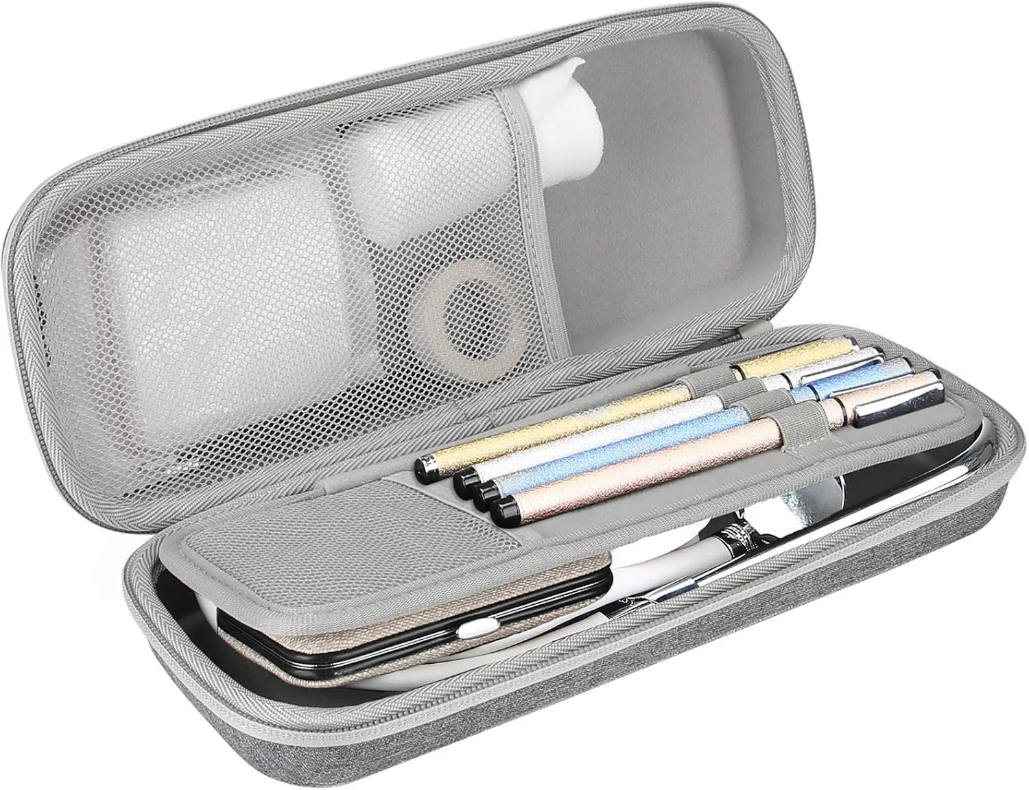 ProCase Hard EVA Stethoscope Case, Shockproof EVA Travel Carrying Case Storage Bag for 3M Littmann/Omron/ADC/Dixie EMS Stethoscope, with Extra Mesh Pockets for Small Accessories