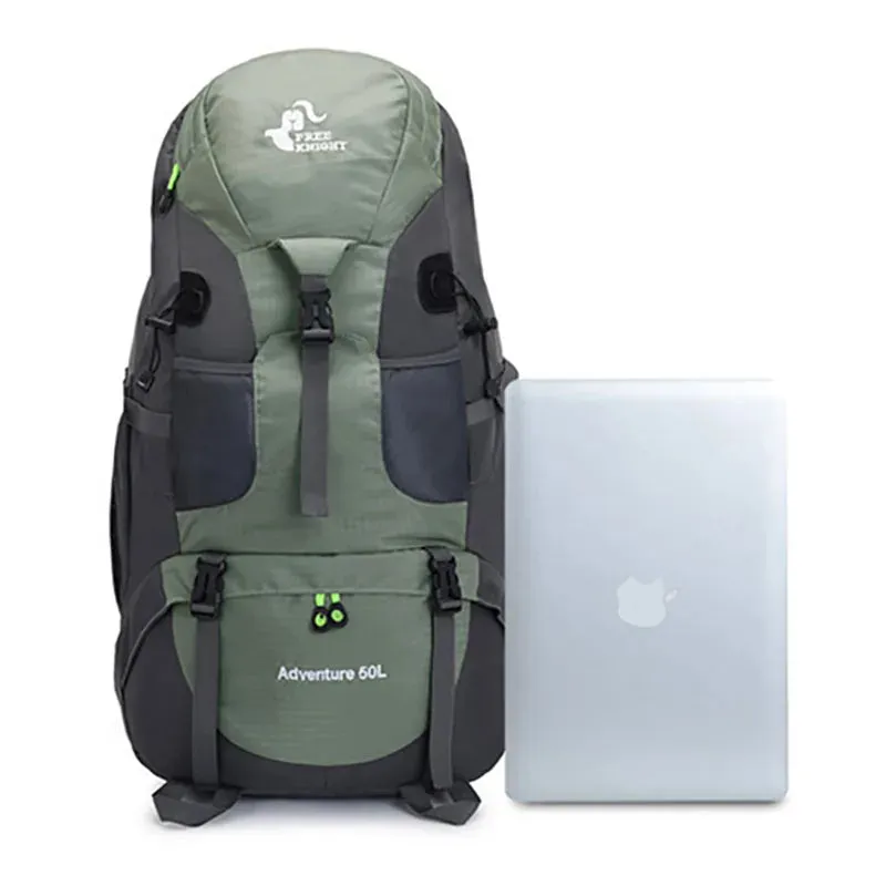 Professional Outdoor Mountaineering  50L Bag Hiking Backpack Sports Men's Women's Large Capacity Rucksack Light Camping Travel