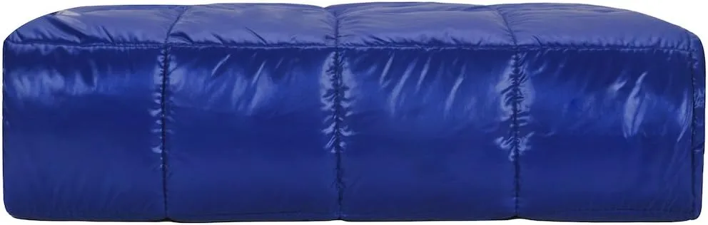PUFF Quilted Nylon Ultra Light Throw, Electric Blue