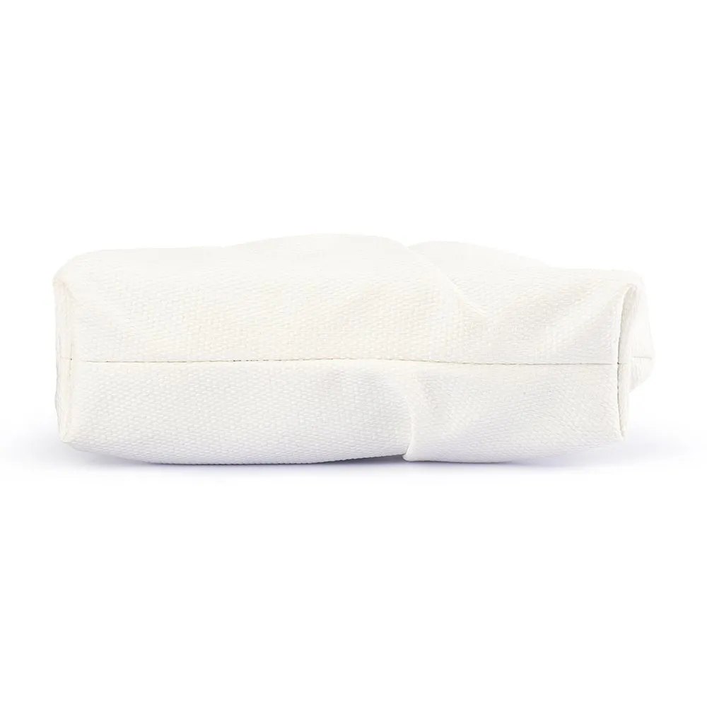 QUEENIE Gathered Woven Clutch