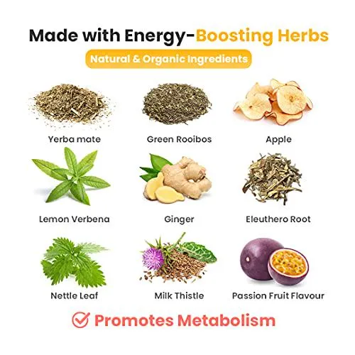 Readyslim Nighttime Detox Tea, Caffeine-Free, Laxative-Free, Restful Sleep, Promotes Relaxation, 14 Days Detox Cleanse - 1 Evening Herbal Tea (14 Tea Bags, 30g), All Natural Weight Slimming, Organic Ingredients, Keto-Friendly