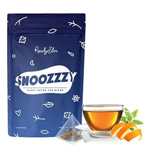 Readyslim Nighttime Detox Tea, Caffeine-Free, Laxative-Free, Restful Sleep, Promotes Relaxation, 14 Days Detox Cleanse - 1 Evening Herbal Tea (14 Tea Bags, 30g), All Natural Weight Slimming, Organic Ingredients, Keto-Friendly
