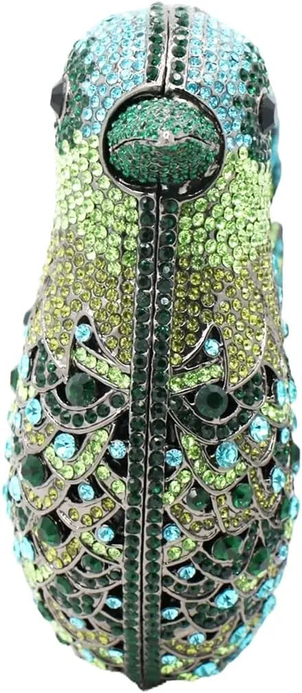 Rhinestone Bird Clutch Purse Women's Full Crystal Evening Bag for Wedding Party Handbag