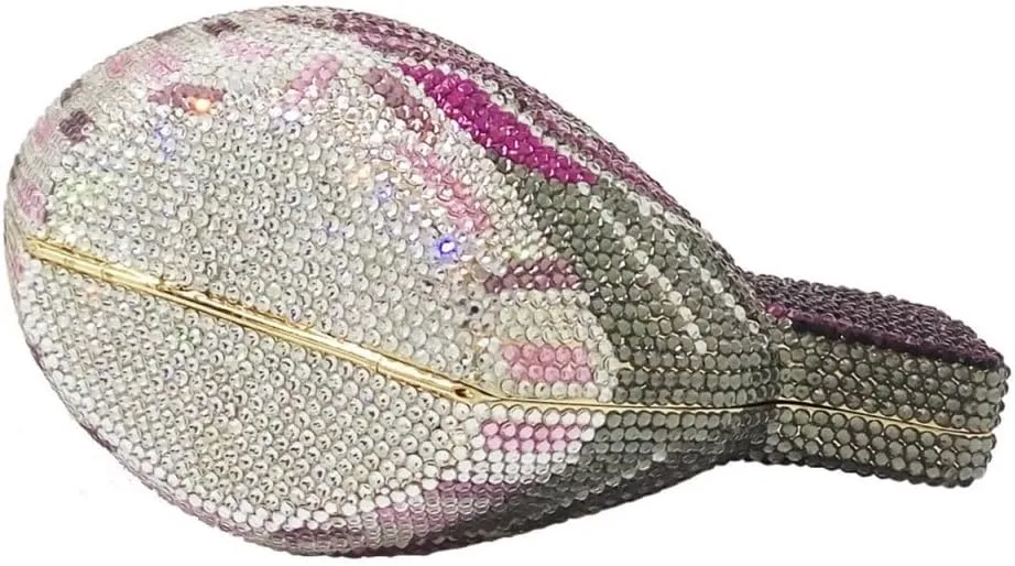 Rhinestone Bird Clutch Purse Women's Full Crystal Evening Bag for Wedding Party Handbag