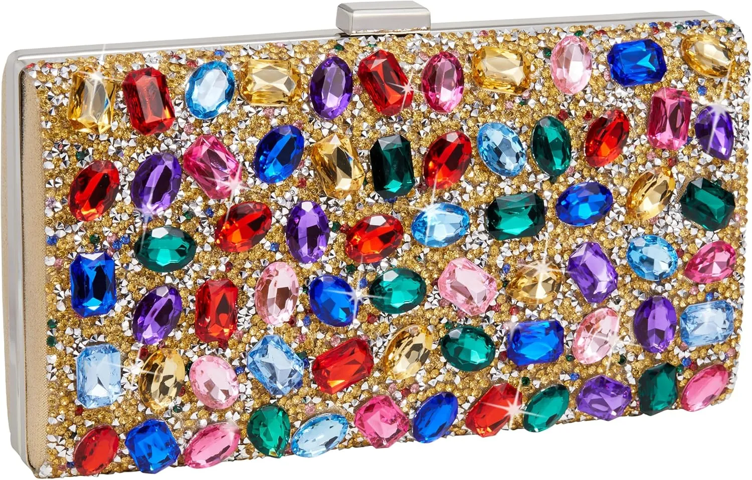 Rhinestone Clutch Purse For Women Crystal Evening Bag Bling Shoulder Handbag for Bridal Wedding Party