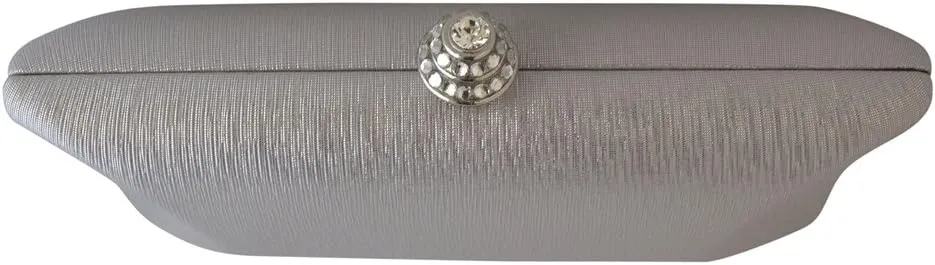 Rhinestone Crystal Clasp Hard Box Wedding Evening Bag Bridal Cocktail Clutch Purse