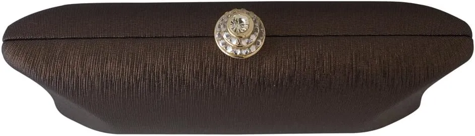 Rhinestone Crystal Clasp Hard Box Wedding Evening Bag Bridal Cocktail Clutch Purse