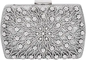 Rhinestone Evening Bag for Women Crystal Clutch Bag Glitter Handbag Bridal Wedding Purse