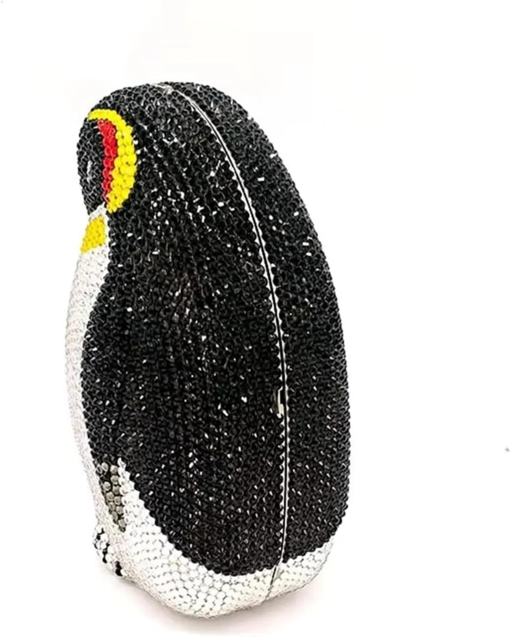Rhinestone Penguin Evening Bags Sparkle Crystal Clutch Bling Animal Purse Lovely Party Wedding Handbag