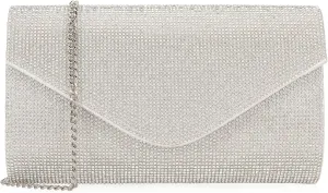 Rhinestone Purse Crystal Clutch for Women Evening Bag Bling Foldover Purse