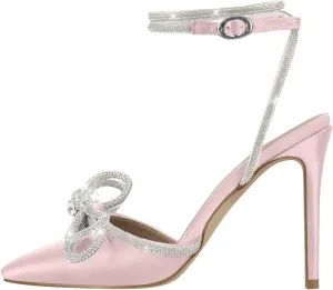 richealnini Women's Lace Up Ankle Strap Buckle Stilettos Sandals