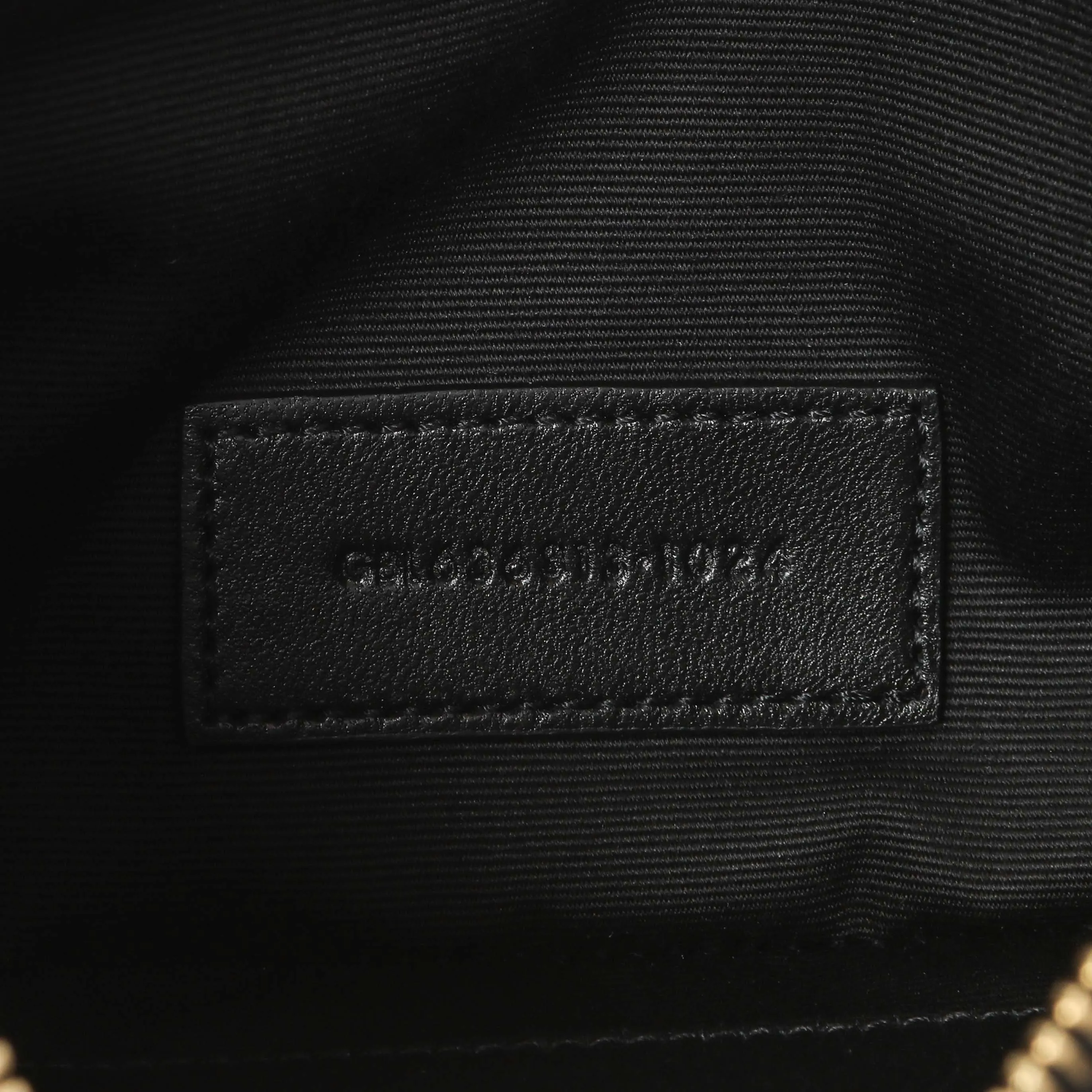 Saint Laurent Grain De Poudre Matelasse Chevron Monogram Large Bill Pouch