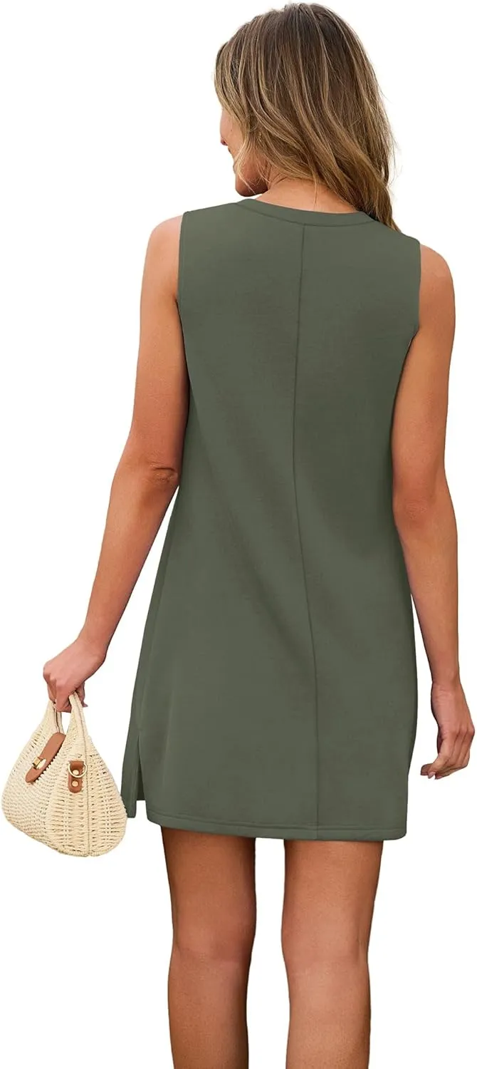 SAMPEEL Dresses for Women 2025 Casual Summer Sundresses Sleeveless Tank Dress Fashion Outfits