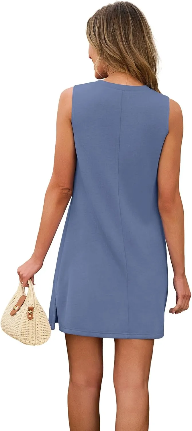 SAMPEEL Dresses for Women 2025 Casual Summer Sundresses Sleeveless Tank Dress Fashion Outfits