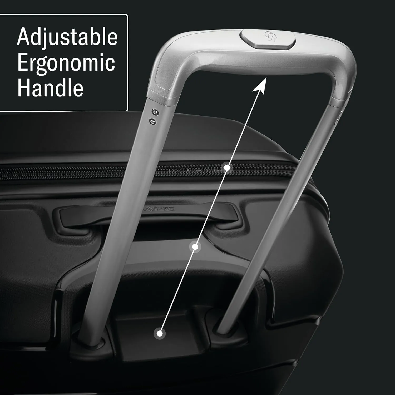 Samsonite Freeform Hardside Expandable Luggage with Spinners, Pine Green, 2PC SET (Carry-on/Large)