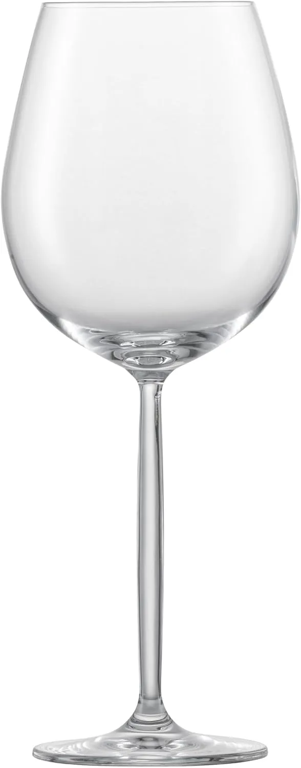 Schott Zwiesel Burgundy red wine glass Muse (set of 4), bulbous burgundy glasses for red wine, dishwasher-safe Tritan crystal glasses, made in Germany (item no. 123666)