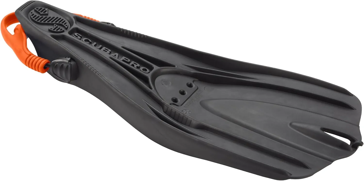 SCUBAPRO GO Travel Scuba Diving Fin for Snorkeling and Swimming, Open Heel Strap