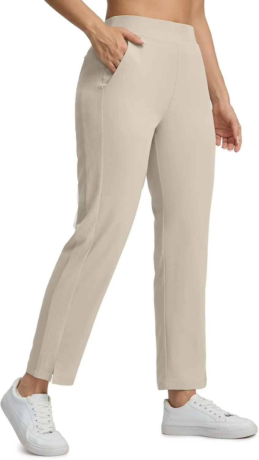 Seamaid Women's Golf Pants with Deep Pockets Travel Pants for Athletic Stretch UPF 50 