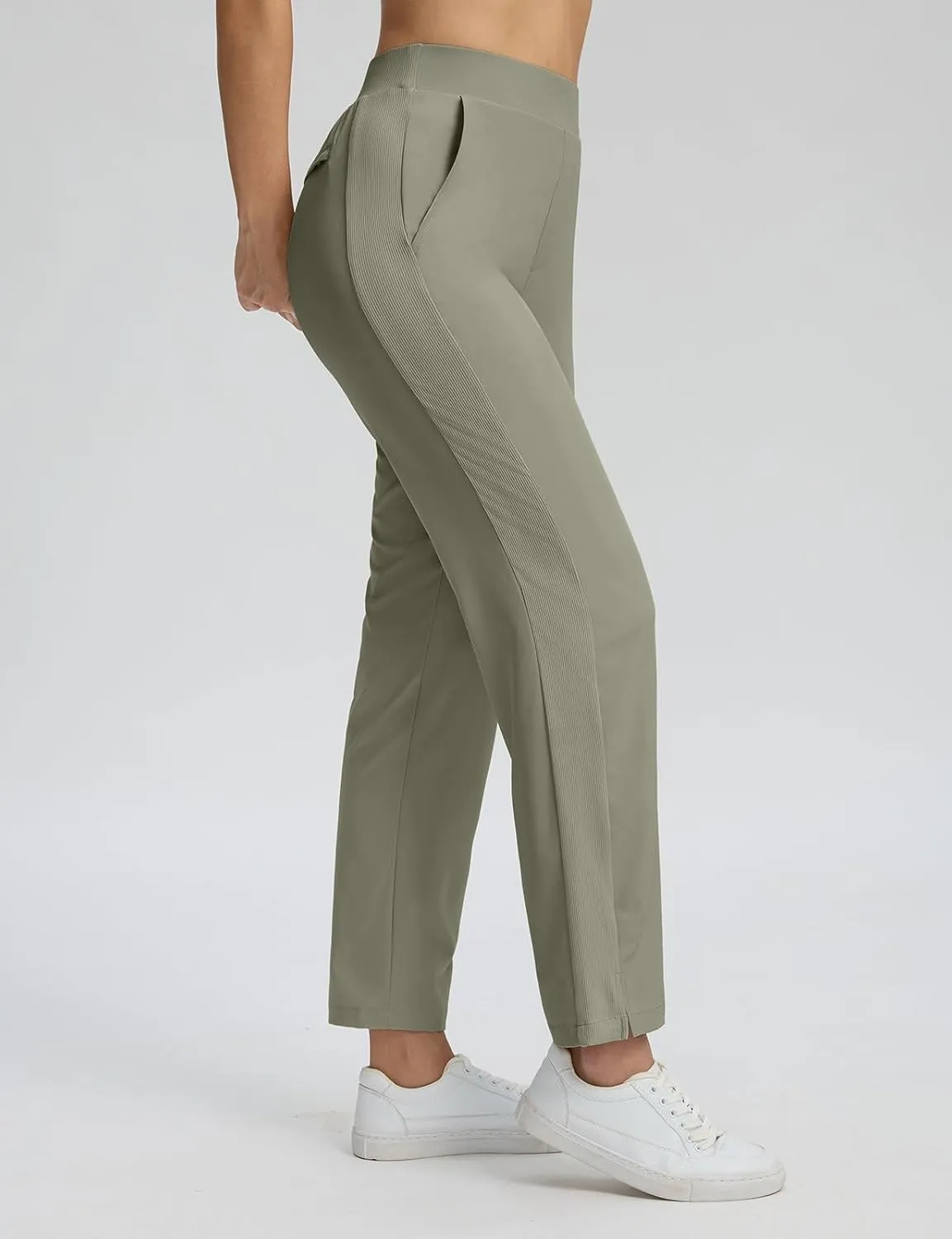 Seamaid Women's Golf Pants with Deep Pockets Travel Pants for Athletic Stretch UPF 50 