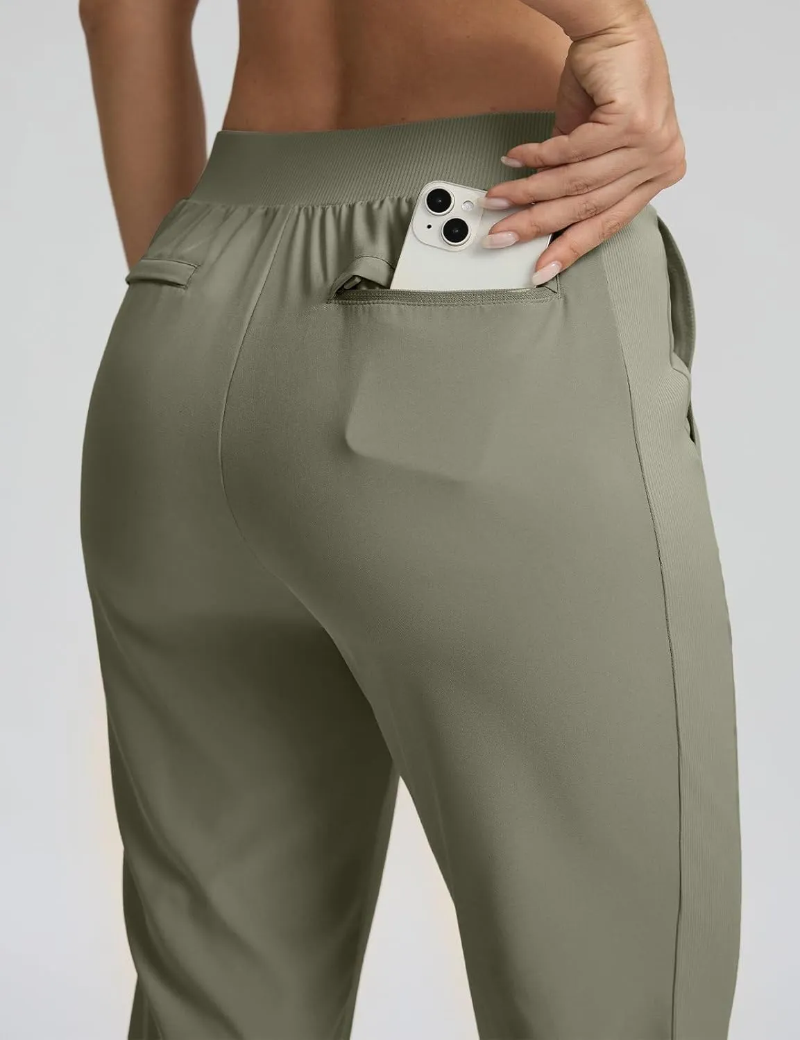 Seamaid Women's Golf Pants with Deep Pockets Travel Pants for Athletic Stretch UPF 50 