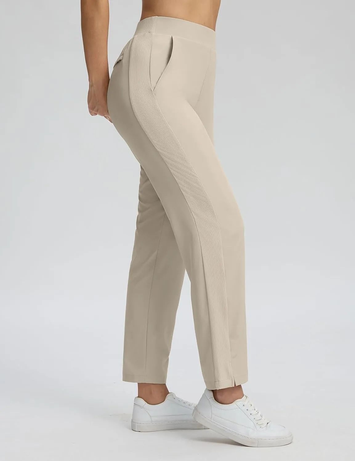 Seamaid Women's Golf Pants with Deep Pockets Travel Pants for Athletic Stretch UPF 50 